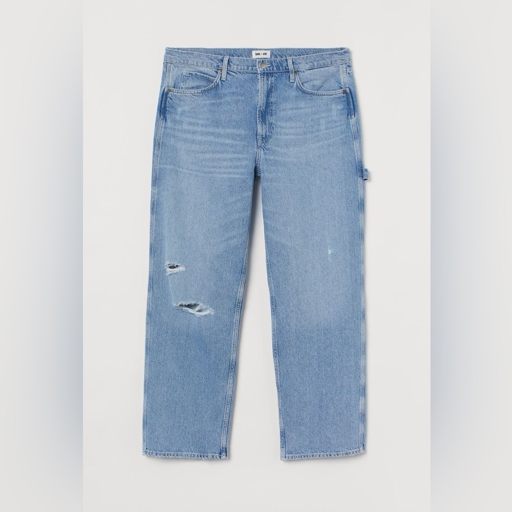 H&M X Lee denim carpenter pants